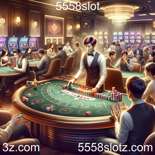 Viva a Experiência do Cassino Ao Vivo no 5558slot